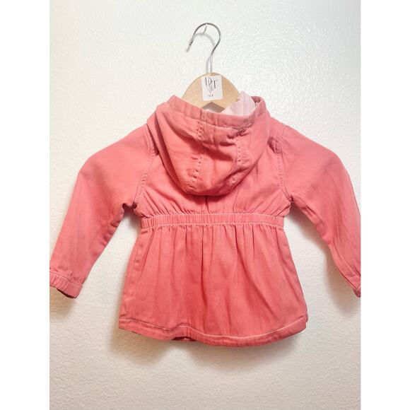 Tahari Girl  Size 3T Toddler Coral Button Front Jacket Z230 - Picture 6 of 9